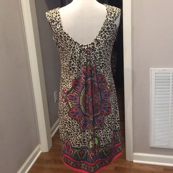 London Times sleeveless print dress. 12p. EUC - Picture 4 of 7